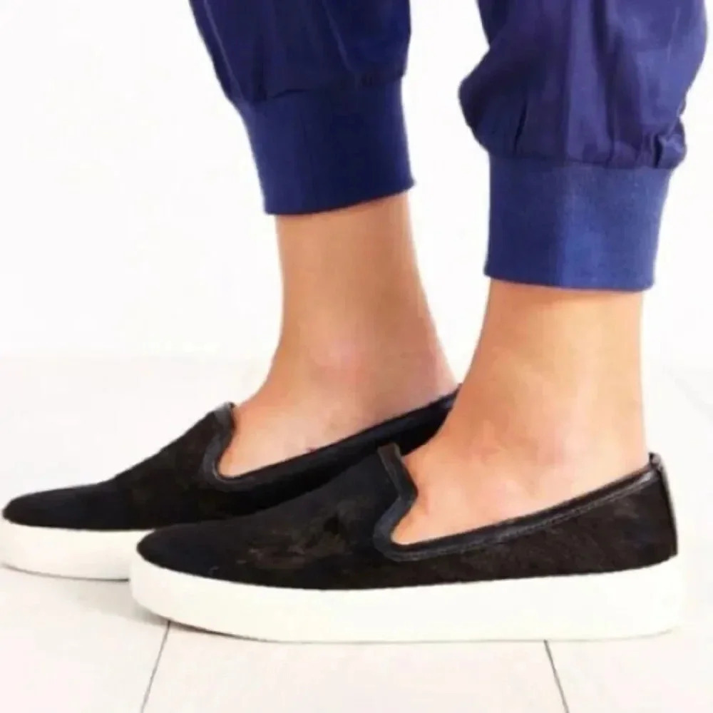 Sam Edelman Calf Hair Slip On Sneakers